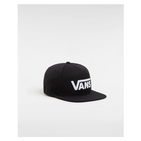 VANS Drop V Snapback Hat Unisex Black, One Size