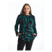 LC Waikiki Crew Neck Patterned Long Sleeve Women's Blouse