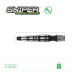 Sada steel šipek Winmau Sniper Special Edition 23g, 90% wolfram