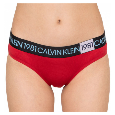 Dámské kalhotky Calvin Klein červené (QF5449E-3YQ)