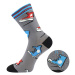 Chlapecké ponožky Boma - Filip 05 ABS, modrá, šedá Barva: Modrá