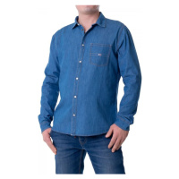 Tommy Jeans Tjm Cotton Denim Shirt Mid Indigo M DM0DM08399-447 pánské
