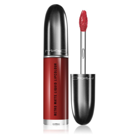MAC Cosmetics Retro Matte Liquid Lipcolour matná tekutá rtěnka odstín Feels so Grand 5 ml