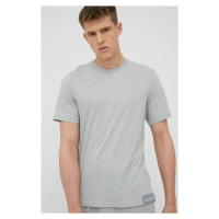 Pyžamové tričko Calvin Klein Underwear šedá barva