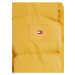 Žlutá klučičí prošívaná zimní bunda Tommy Hilfiger