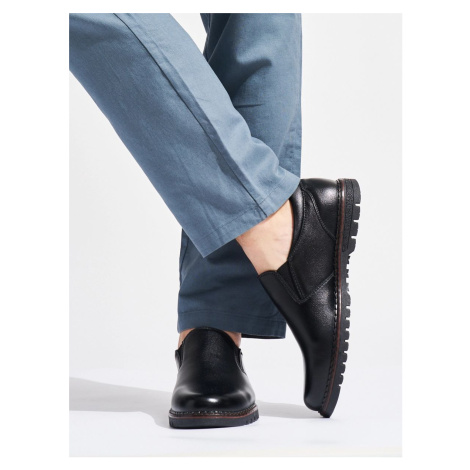 Originální černé pánské polobotky