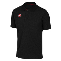 CASTELLI Cyklistické triko s krátkým rukávem - RACE DAY POLO - černá