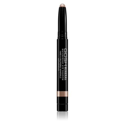 Gosh Mineral Waterproof dlouhotrvající oční stíny v tužce voděodolné odstín 012 Golden Nude 1,4 