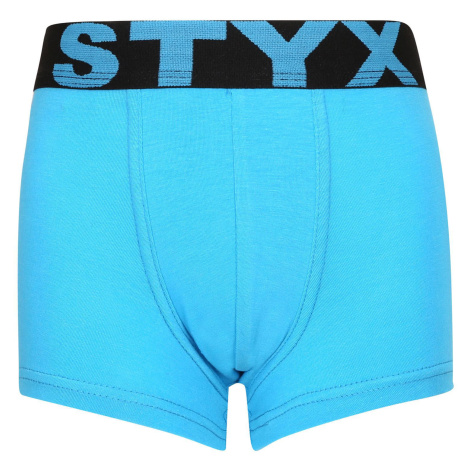 Dětské boxerky Styx sportovní guma světle modré (GJ1169) 4-5