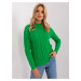 Zelený teplý svetr s rolákem -green Zelená