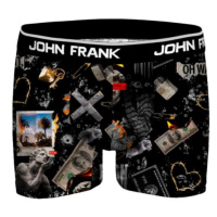 Pánské boxerky John Frank JFBDMOD107 | černá