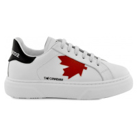 Tenisky dsquared2 the canadian sneakers brand logo bílá