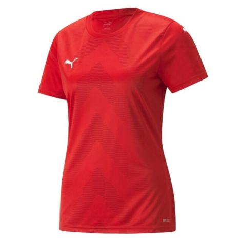 Puma TEAMGLORY JERSEY Dámské fotbalové triko, červená, velikost
