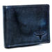 Pánská kožená peněženka Buffalo Wild Selfoss Navy II, modrá