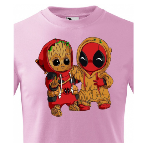 Dětské tričko Deadpool a Groot - super dárek BezvaTriko | Modio.cz