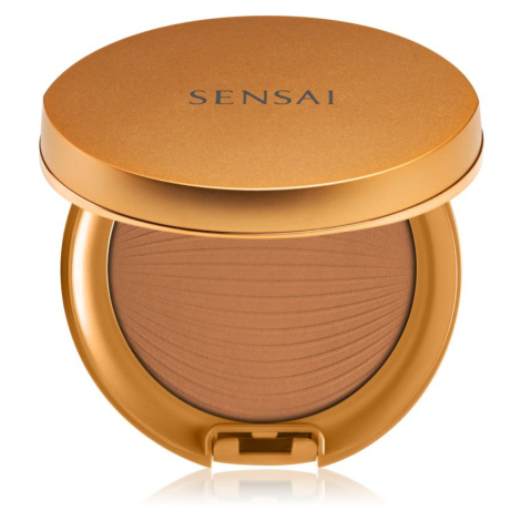 Sensai Silky Bronze Natural Veil Compact voděodolný pudr odstín SC04 Dark 8,5 g