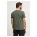 Bavlněné tričko Alpha Industries Basic T-Shirt zelená barva, s potiskem, 100501.142