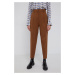 Kalhoty Sisley dámské, střih cargo, high waist