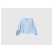 Benetton, Blouse With Pleats In Viscose Blend