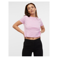 Růžové dámské krátké tričko ORSAY