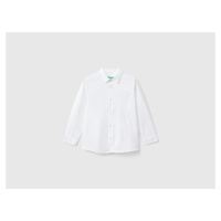 Benetton, Classic Shirt In Pure Cotton