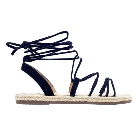 Semišové sandály Manebi Jute Sandals dámské, černá barva, P 0.0 Y0