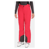 Kilpi ELARE-W Dámské lyžařské kalhoty - větší velikosti ULX406KI Růžová