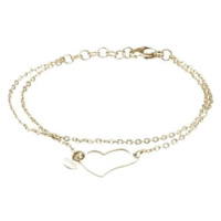Náramek STORM Heart Bracelet Rose Gold 9980510/RG