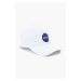 Bavlněná baseballová čepice Alpha Industries NASA Cap bílá barva, s aplikací, 186903.09-white