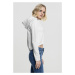 Ladies Interlock Short Hoody - white