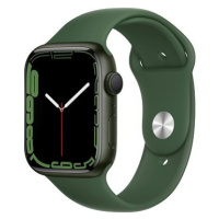 Apple Watch Series 7 45mm Zelený hliník s listově zeleným sportovním řemínkem