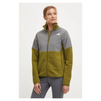 Sportovní mikina The North Face Glacier Heavyweight zelená barva, NF0A89JA4OS1