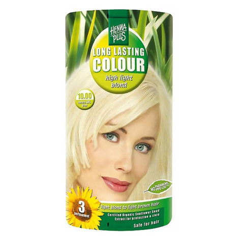 HENNA PLUS Přírodní barva na vlasy 10 Extra světlá blond 100 ml HennaPlus