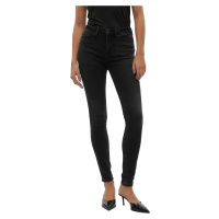 Vero Moda Dámské džíny VMFLASH Skinny Fit 10298722 Black Denim XXL/34