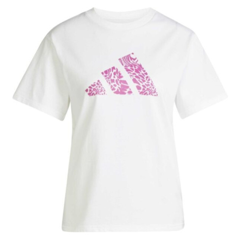 adidas CAMO TEE Dámské triko, bílá, velikost