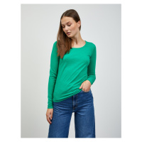Zelené dámské basic tričko s dlouhým rukávem ZOOT.lab Molly