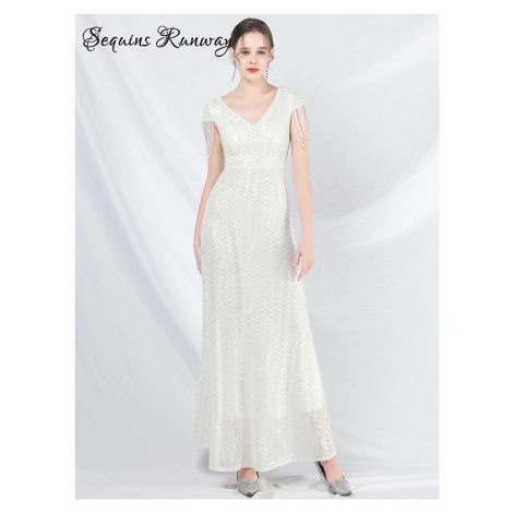 Sexy svatební šaty maxi Sequins SQ1097 Sequins Fashion