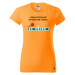 DOBRÝ TRIKO Dámské narozeninové tričko Oficiálně starší Barva: Tangerine orange