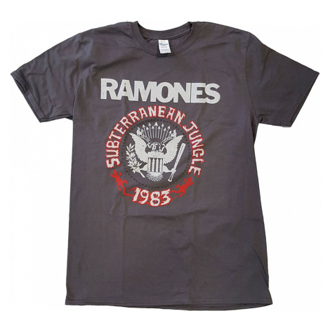 Ramones tričko, Subterraneun Jungle Charcoal Gray, pánské RockOff