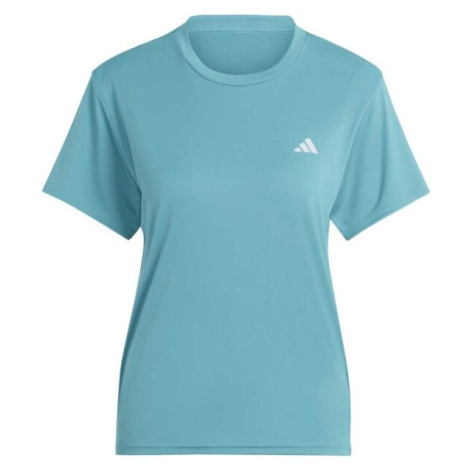 adidas RUN IT TEE Dámské běžecké tričko, světle modrá, velikost