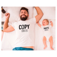 Dětské bodyčko pro miminko a tričko pro tatínka Copy a Paste