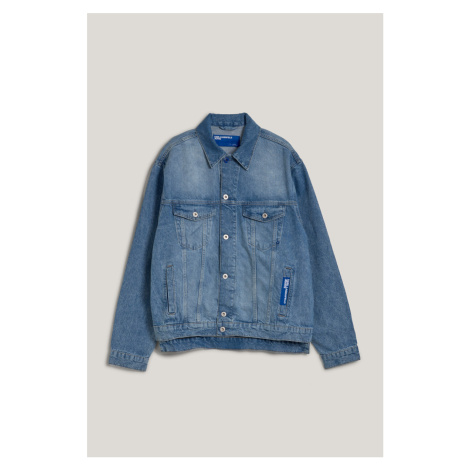 Bunda karl lagerfeld jeans klj relaxed recycle denim jkt blue marble