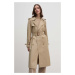 Trench kabát Lauren Ralph Lauren dámský, béžová barva, přechodný, 297951259