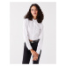 LC Waikiki Plain Long Sleeve Crop Poplin Women's Shirt