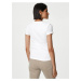 Bílé dámské tričko Marks & Spencer