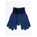 Yoclub Man's Gloves RED-0073F-AA50-001 Navy Blue