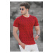 Madmext Red Oversized Men's T-Shirt 5119