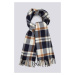 ŠÁLA GANT D2. WOOL CHECK SCARF bílá