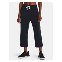 Černé dámské zkrácené tepláky Under Armour UA Rival Terry Flare Crop