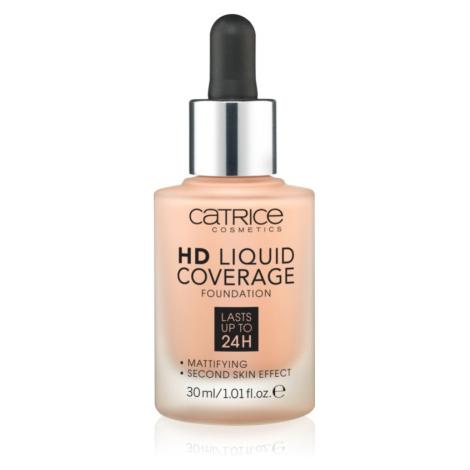 Catrice HD Liquid Coverage make-up odstín 020 Rose Beige 30 ml